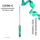 Intraline PDO Thread C2190-C - Dimension 360 W Cannula 21G 90/150mm 2-0 (20 pack)